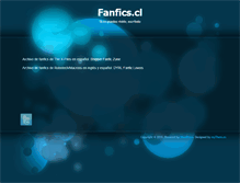 Tablet Screenshot of fanfics.cl